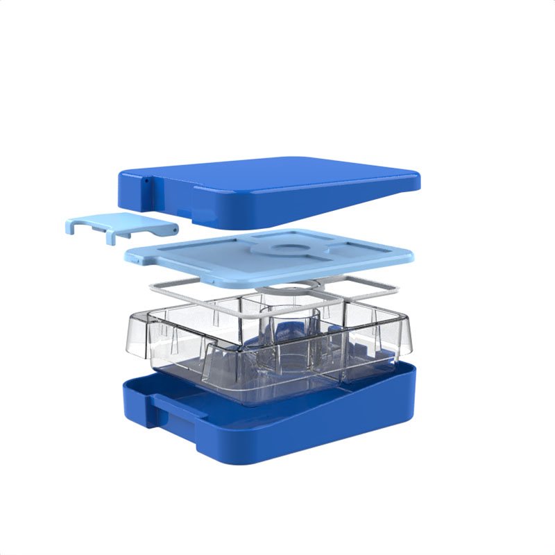 Mini bento Plastic lunch box F1 - Image 3
